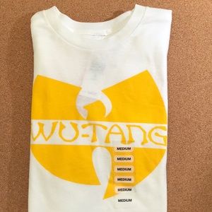 White & yellow Wu-Tang Clan Shirt